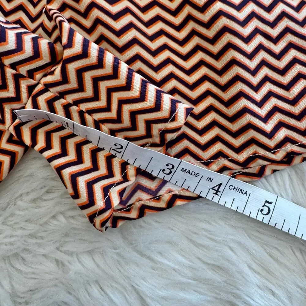 Jenny Han Zig Zag Printed Strapless Romper XS